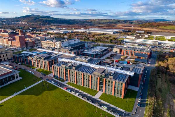 Swansea-University-high-angle-view