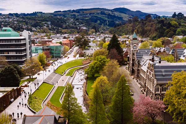 University-of-Otago-high-angle-view