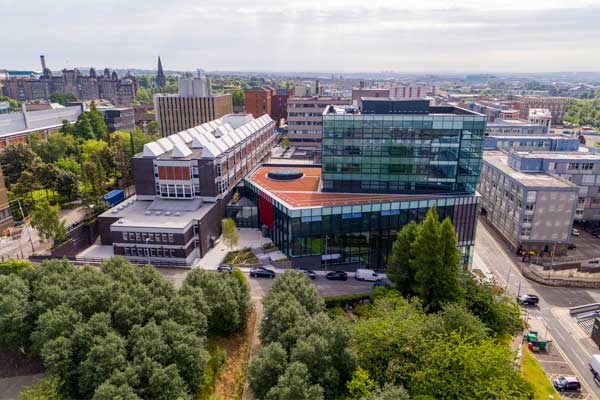 University-of-Strathclyde-high-angle-view