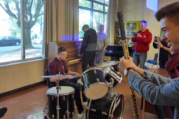 King-George-Secondary-student-drumming