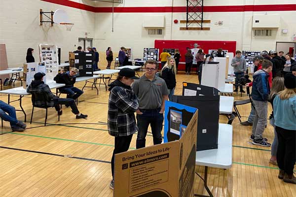 Lambton-Central-Collegiate-students-presenting-work