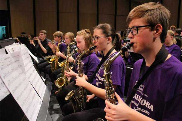 North-Lambton-Secondary-students-playing-musical-instruments
